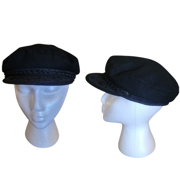 Vintage Greek Fisherman\'s Black‎ Wool Hat main image 5
